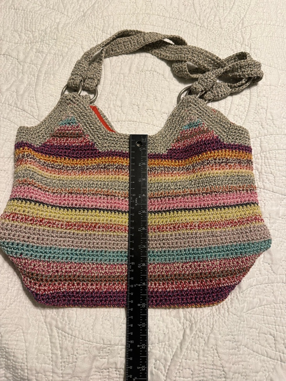 The Sak Crochet hobo shoulder bag - Picture 3 of 7